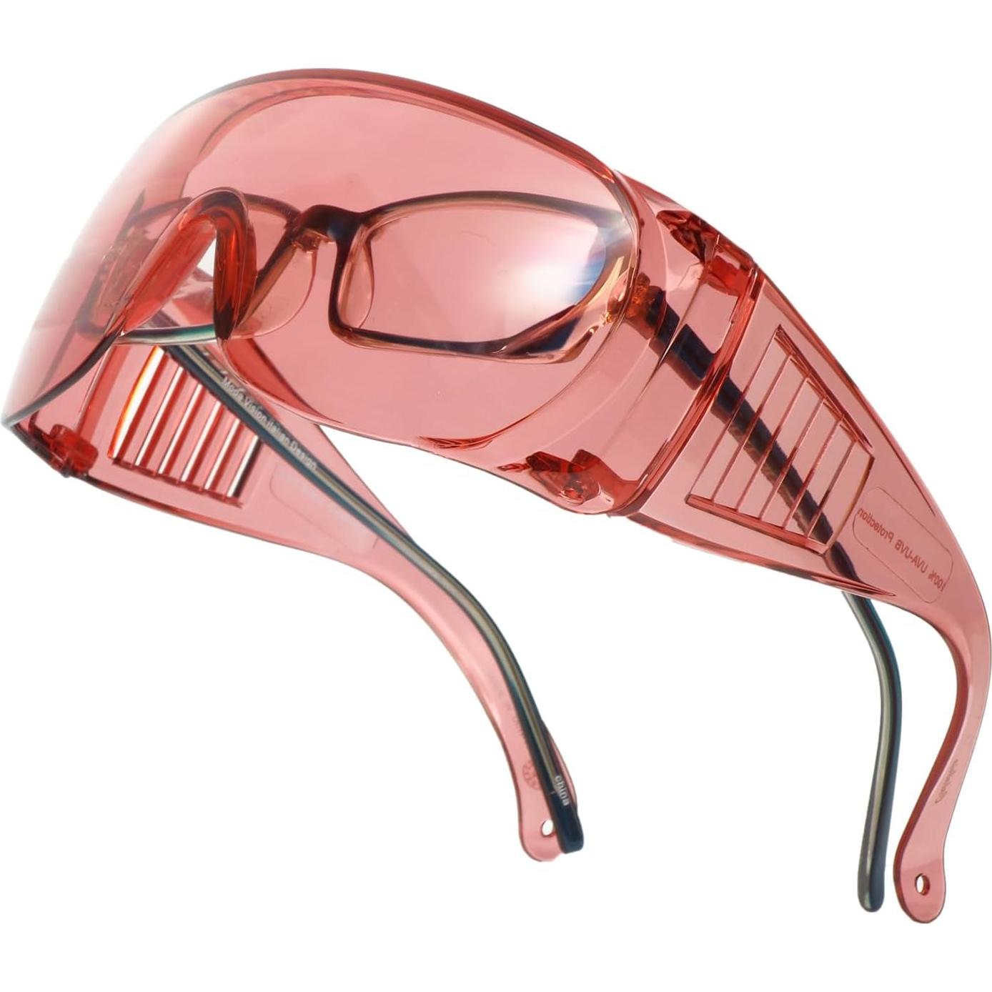 Gafas de Seguridad Calabria 1003 FL-41 Rosadas Antivaho UV