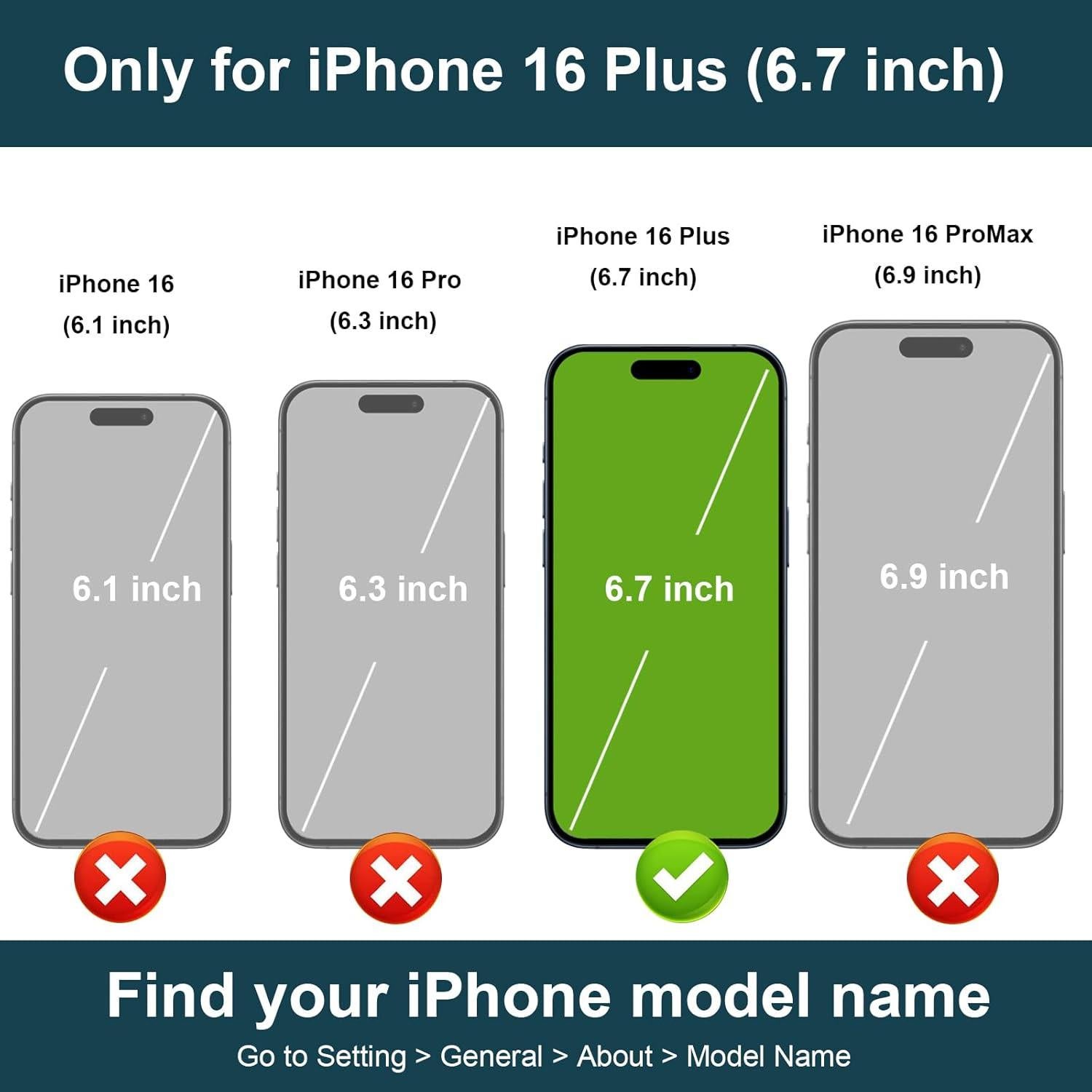 Funda Cartera Folosu para iPhone 16 Plus Oro Rosa 6.7"