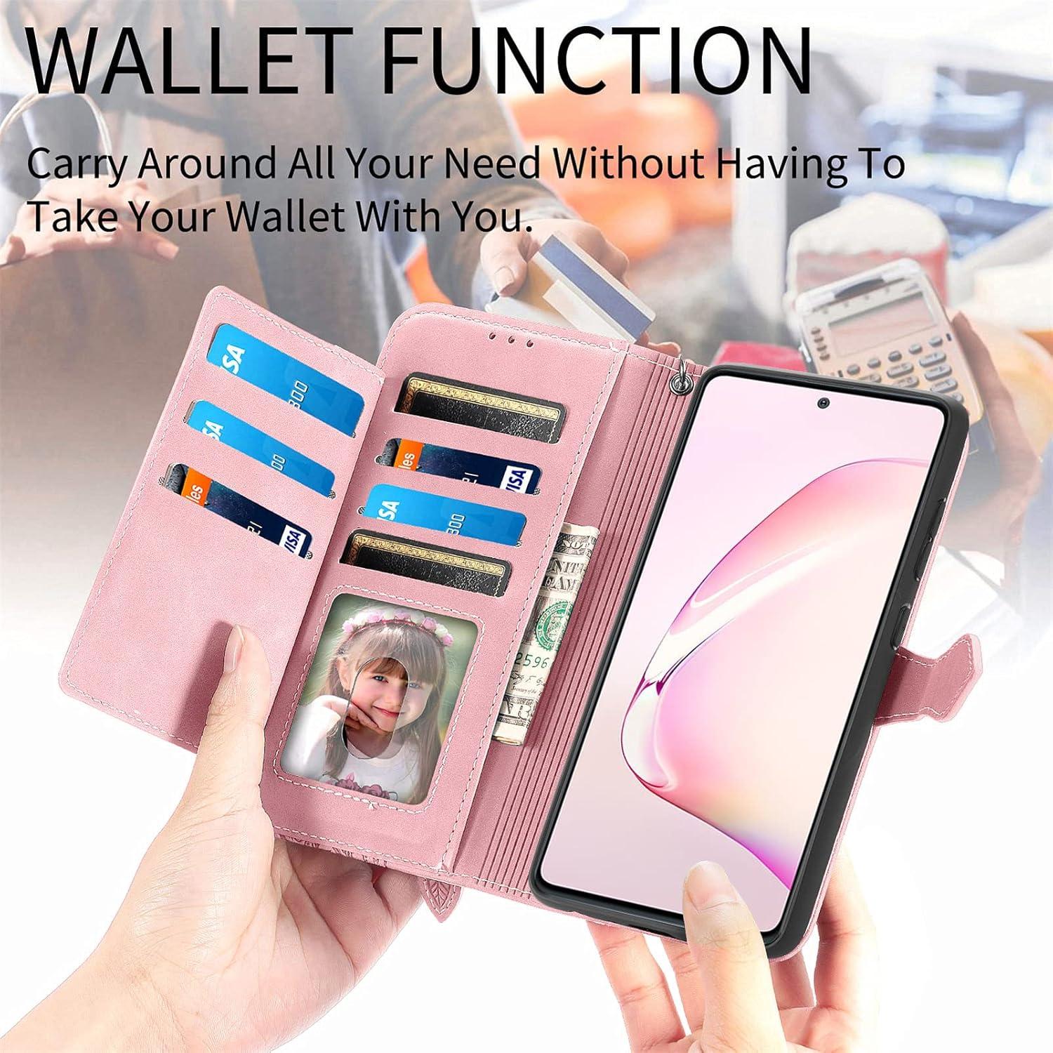 Funda Billetera Furiet Rosa para Samsung A81 M60S Note 10 Lite
