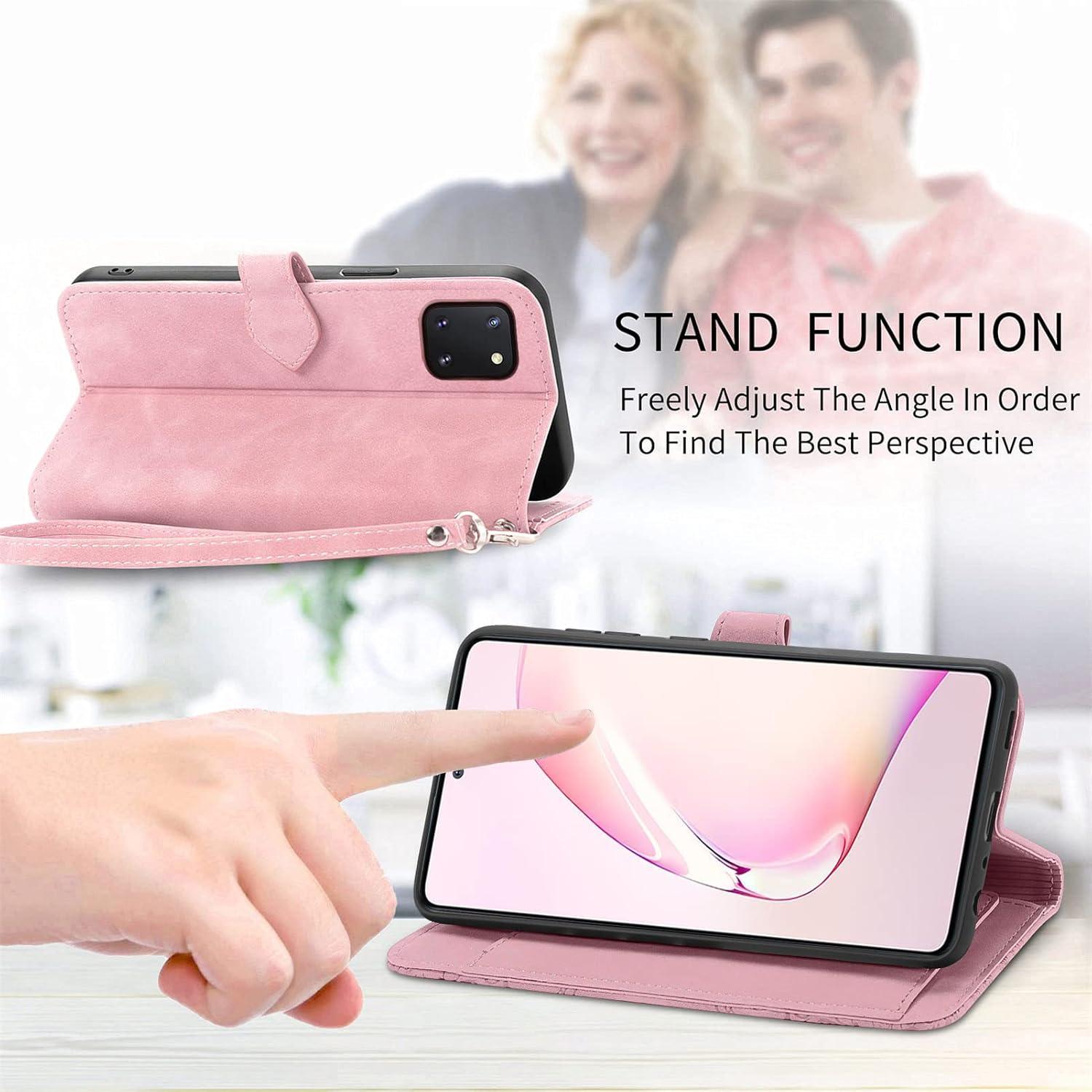 Funda Billetera Furiet Rosa para Samsung A81 M60S Note 10 Lite