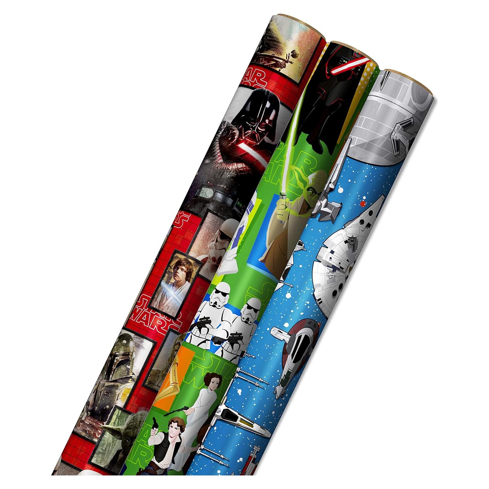 Papel de Regalo Hallmark Star Wars 60 m² 3 Diseños