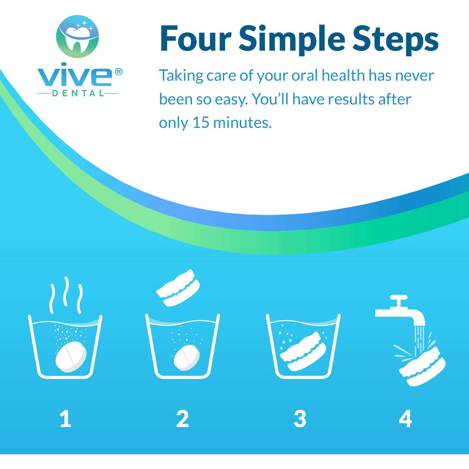 Tabletas Limpiadoras Dentales Vive Dental 90 Unidades