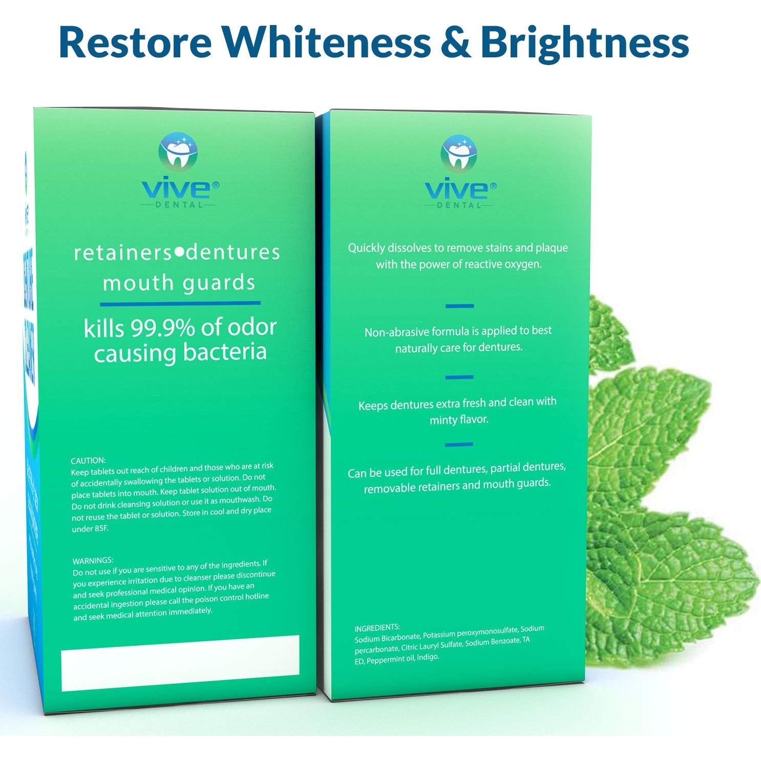 Tabletas Limpiadoras Dentales Vive Dental 90 Unidades