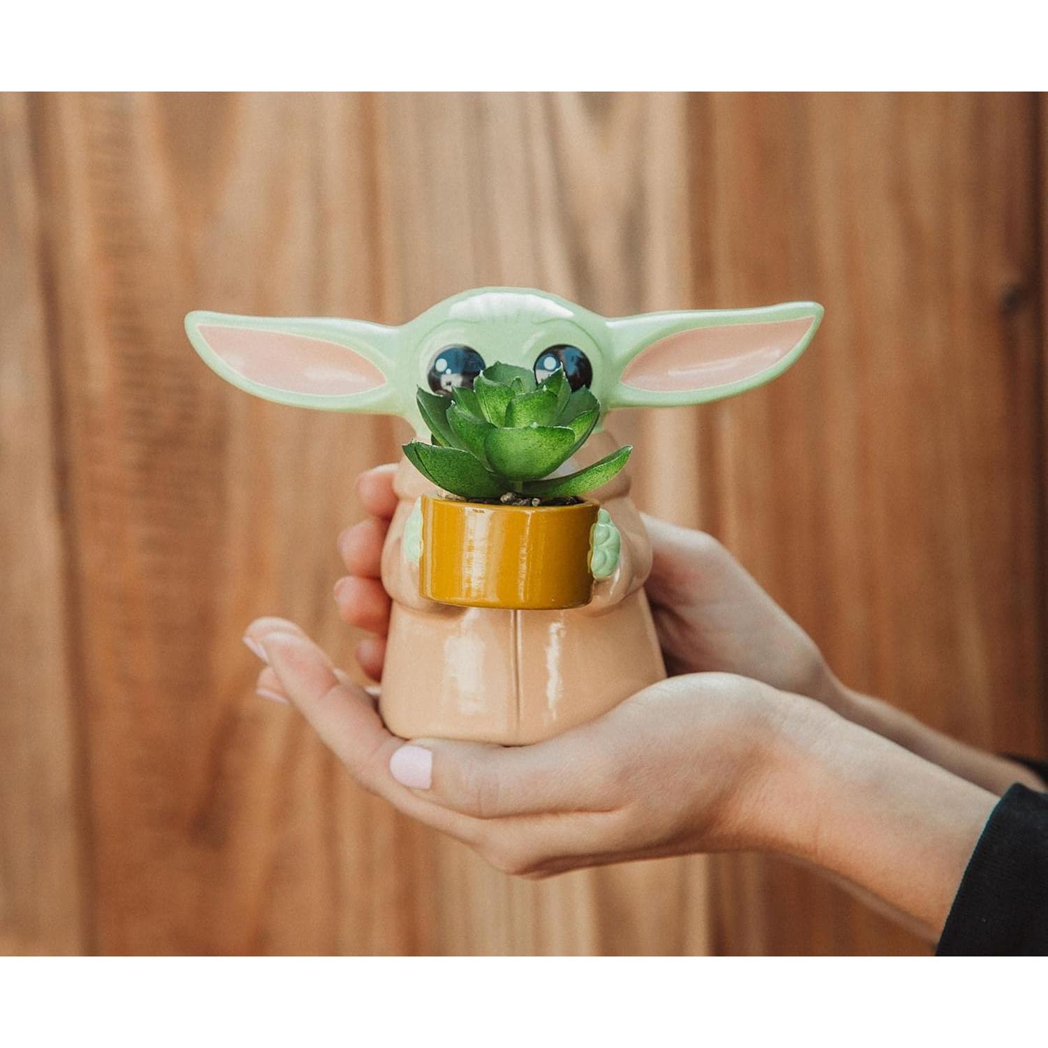 Maceta mini Grogu de cerámica 10 cm Star Wars