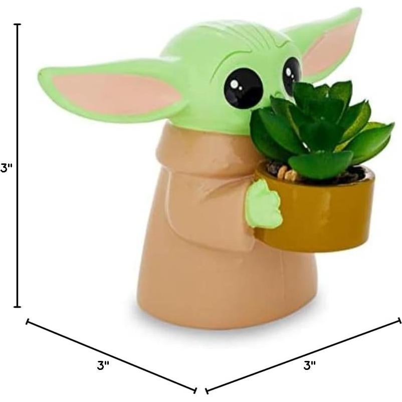 Maceta mini Grogu de cerámica 10 cm Star Wars