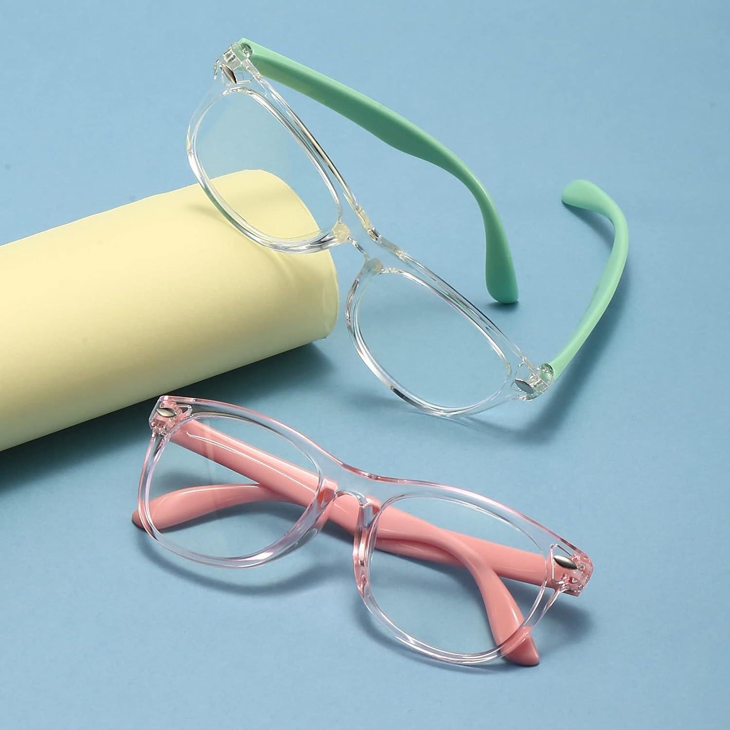 Paquete de 3 gafas Fannygo bloqueadoras luz azul niños