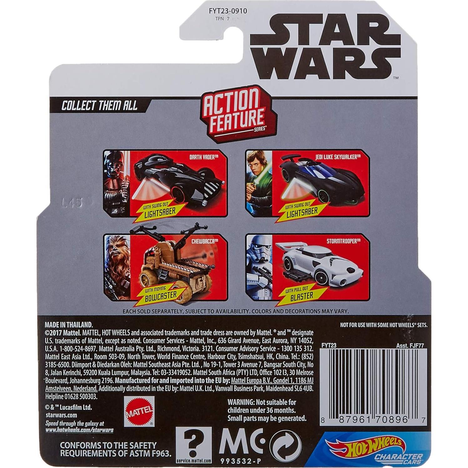 Hot Wheels Star Wars Chewbacca Vehículo 1:64 Coleccionable