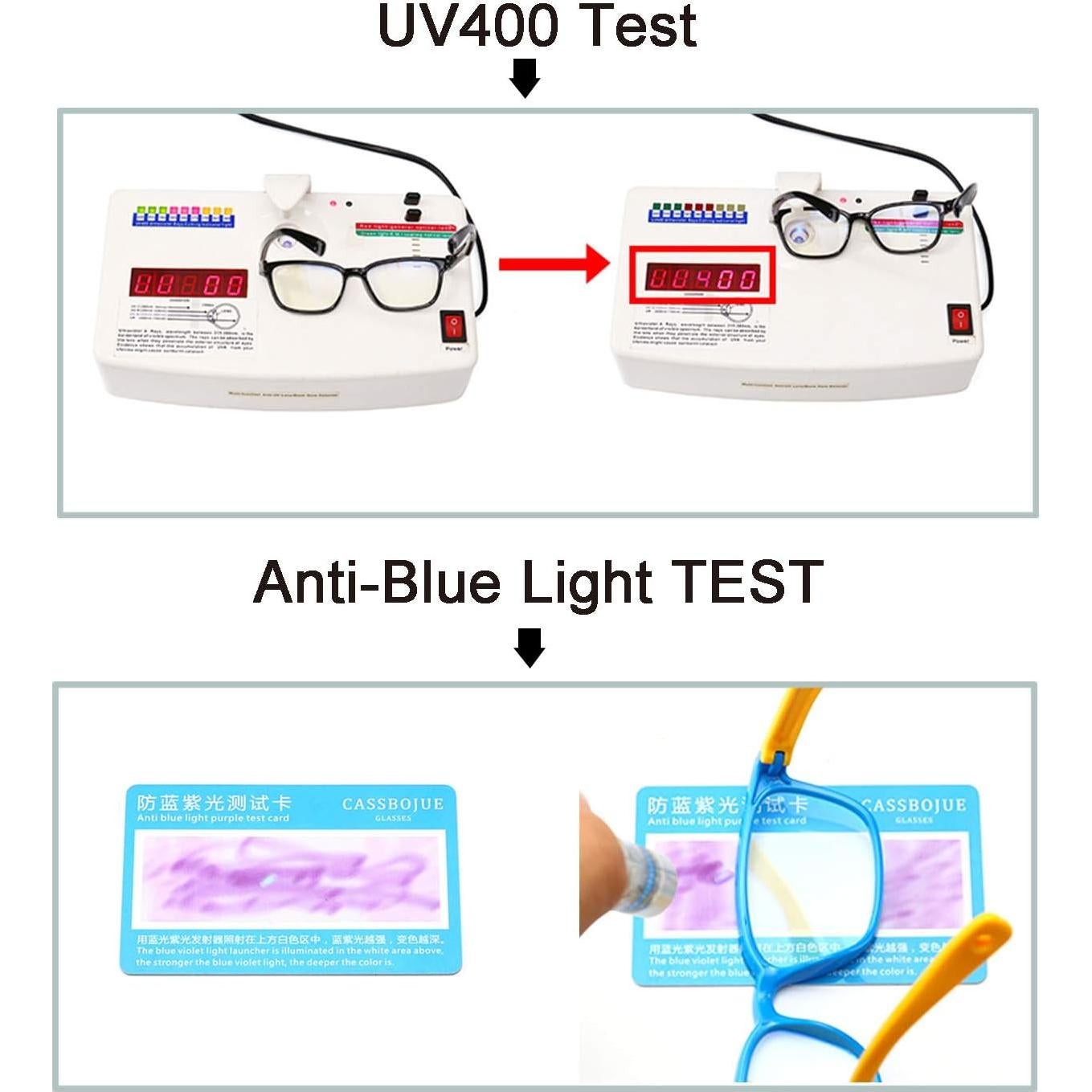 Gafas bloqueadoras de luz azul para niños AHXLL 3-9 años