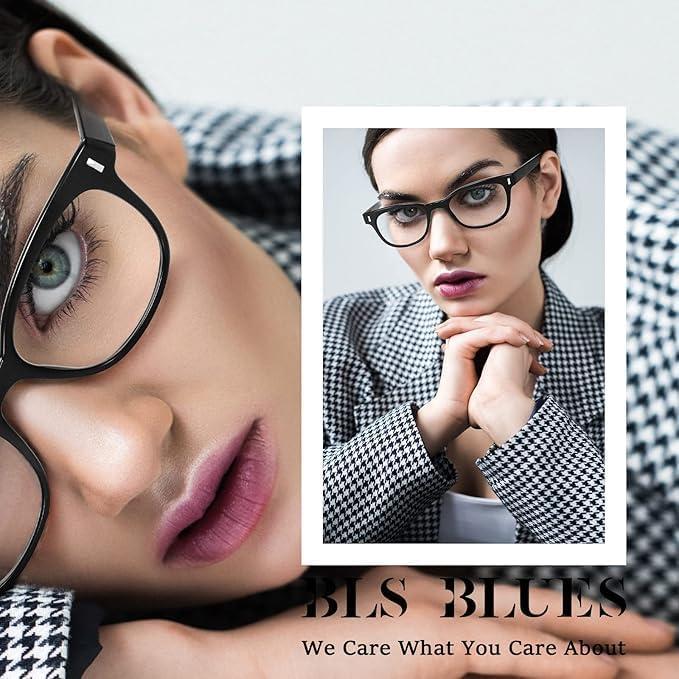 Gafas de Lectura BLS BLUES 5 Paquetes para Mujeres con Filtro UV400