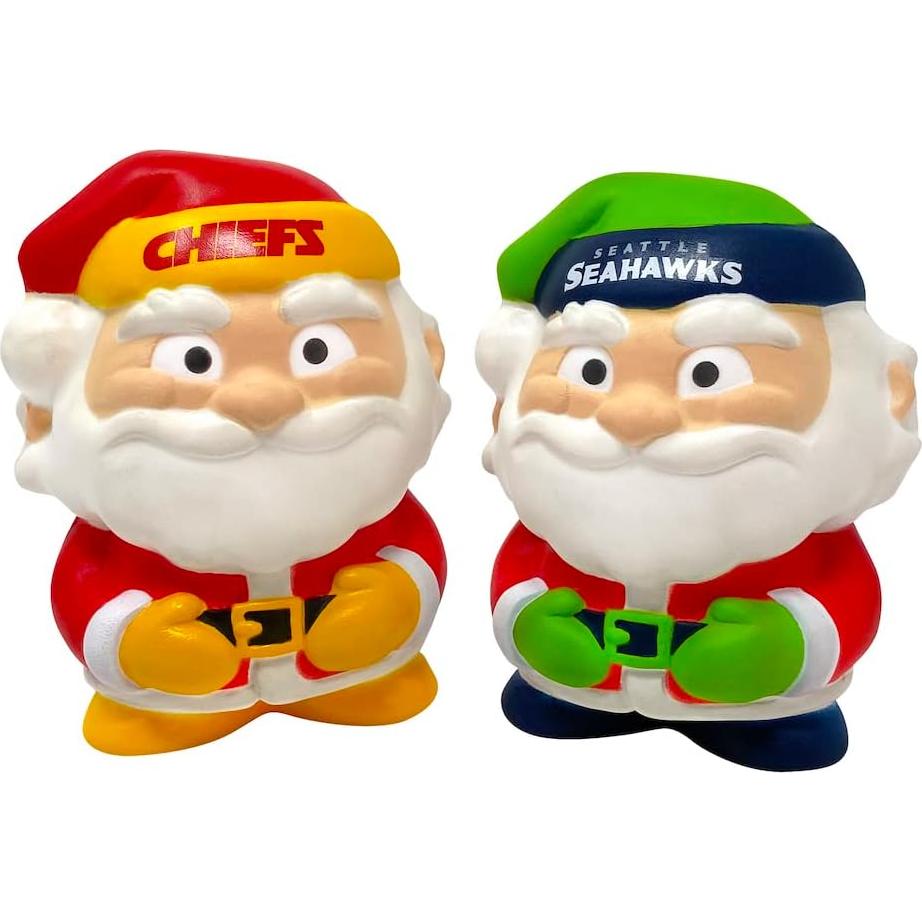 Sorpresa Jumbo Santa Squeezy Party Animal NFL Set de 2