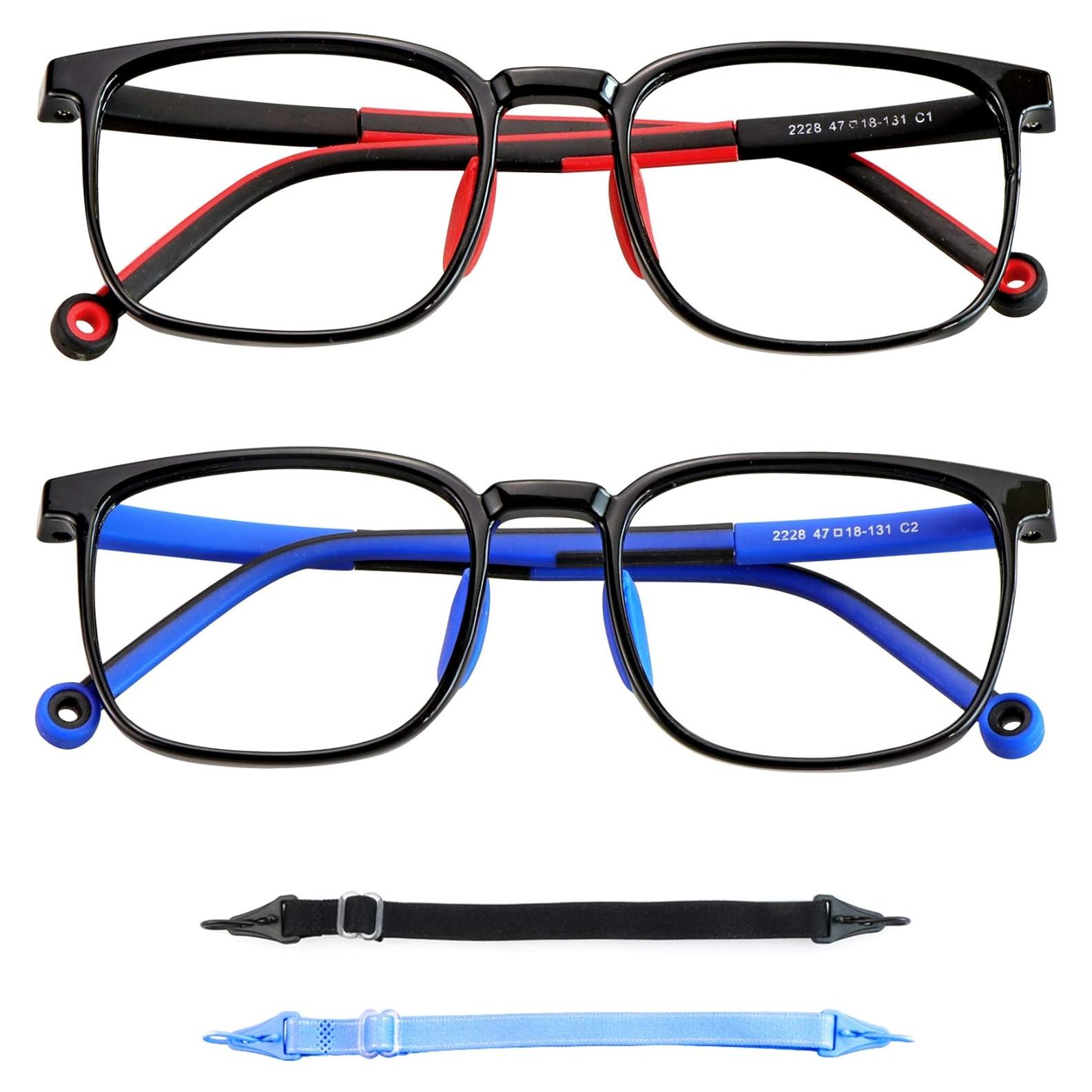 Gafas Anti Luz Azul para Niños 3-12 Años con Cuerda UV400