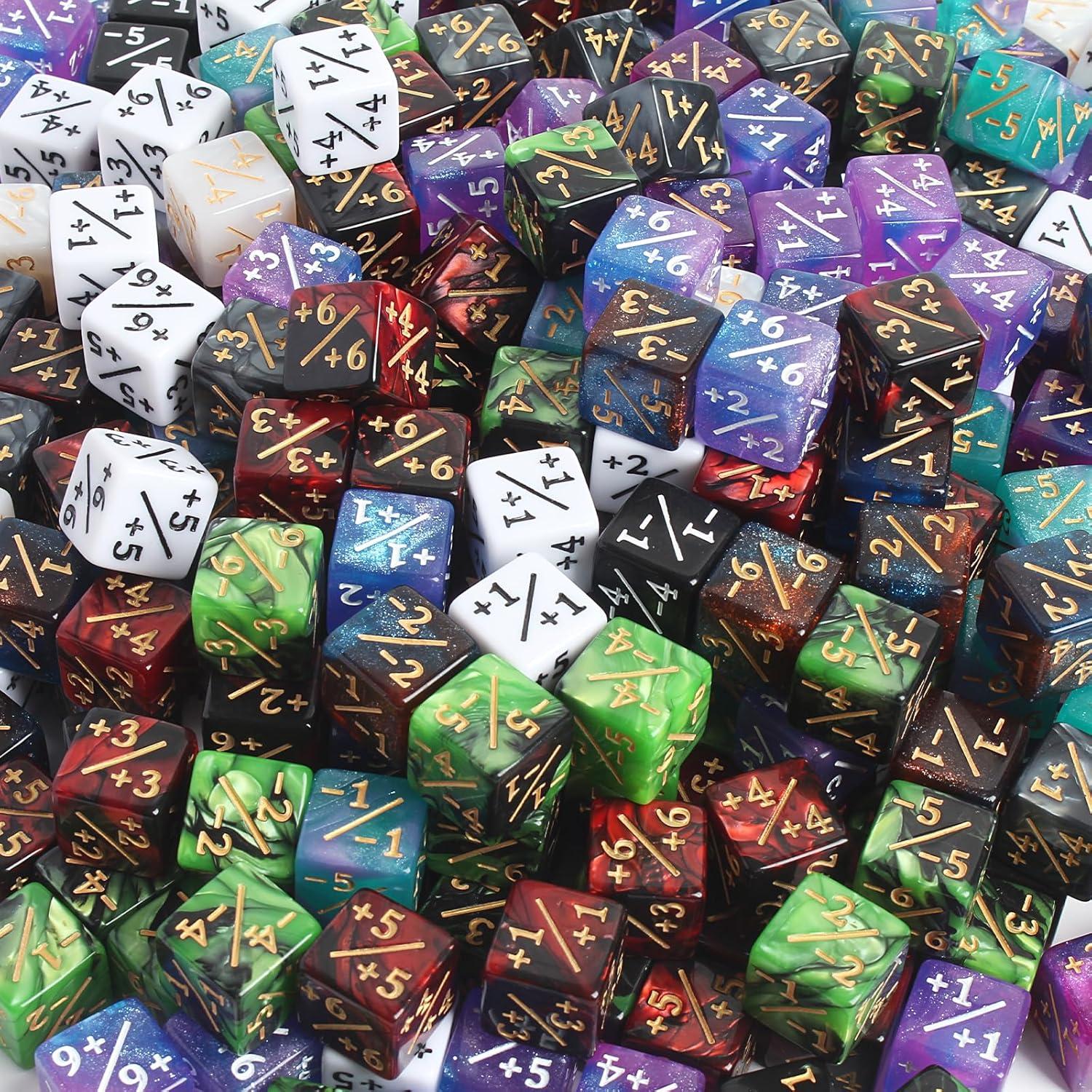 400 Fichas Contador Dados D6 IvyFieldDice 16mm Multicolor