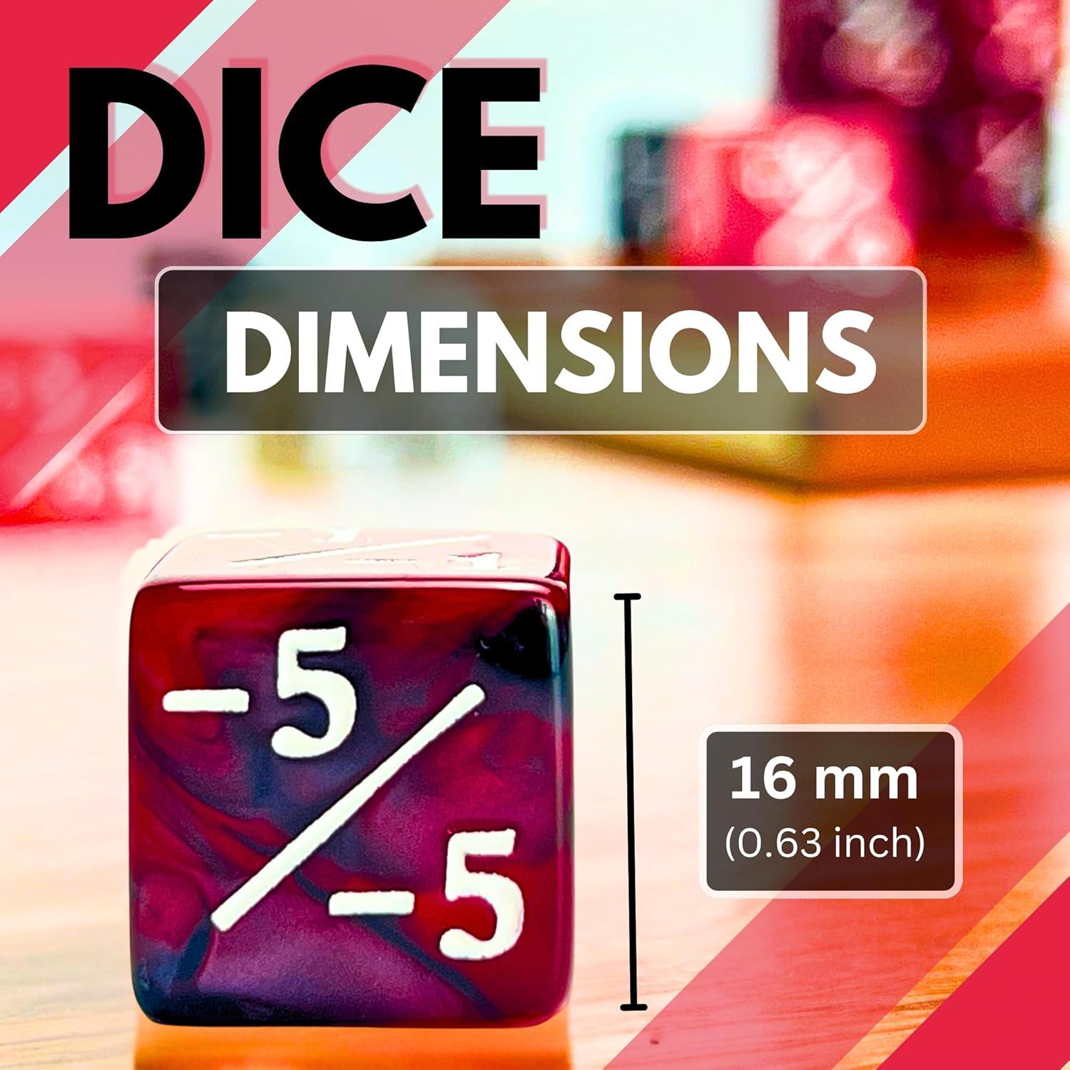 Dados de Contador de Vida Luck Lab MTG 48 PCS - 4 Colores