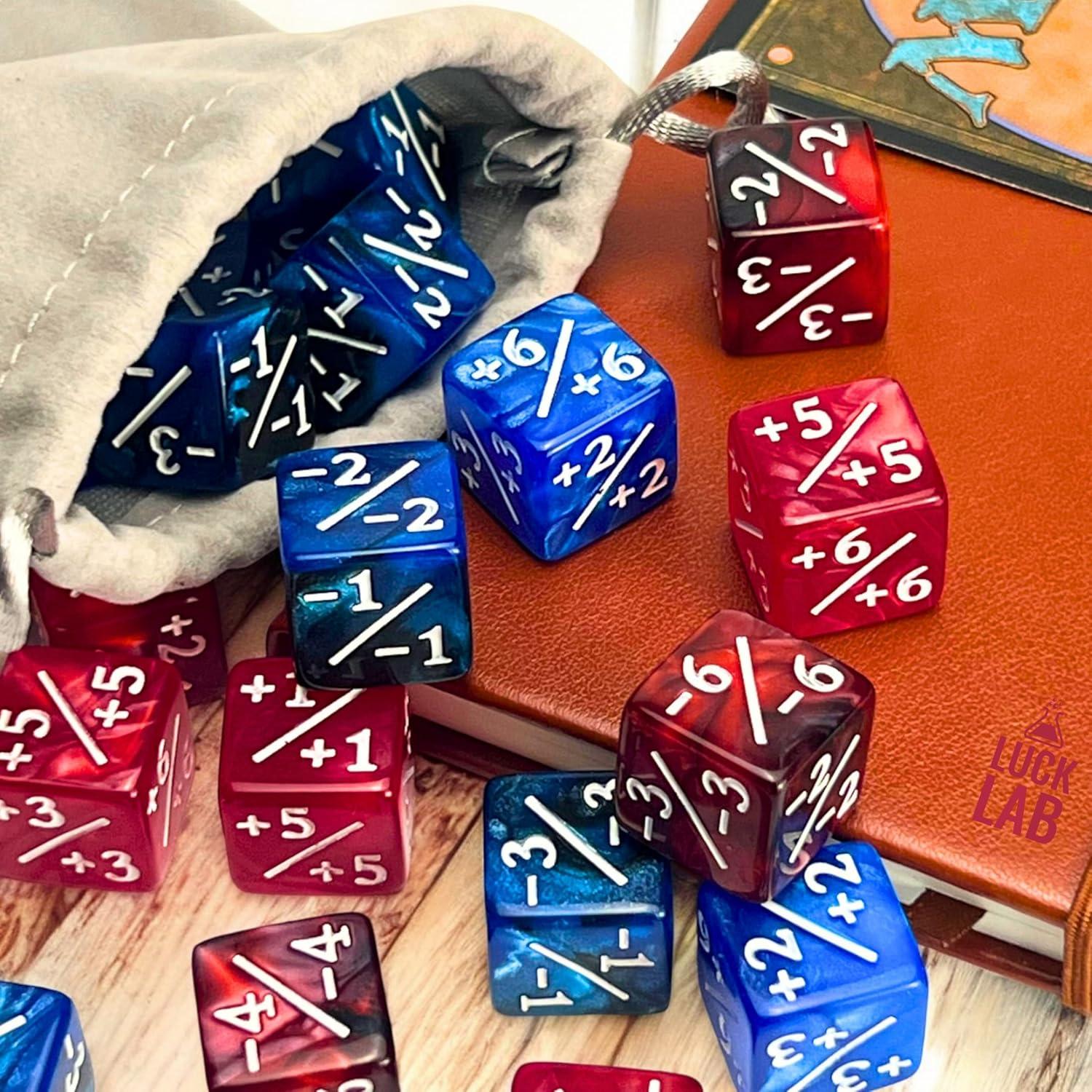 Dados de Contador de Vida Luck Lab MTG 48 PCS - 4 Colores