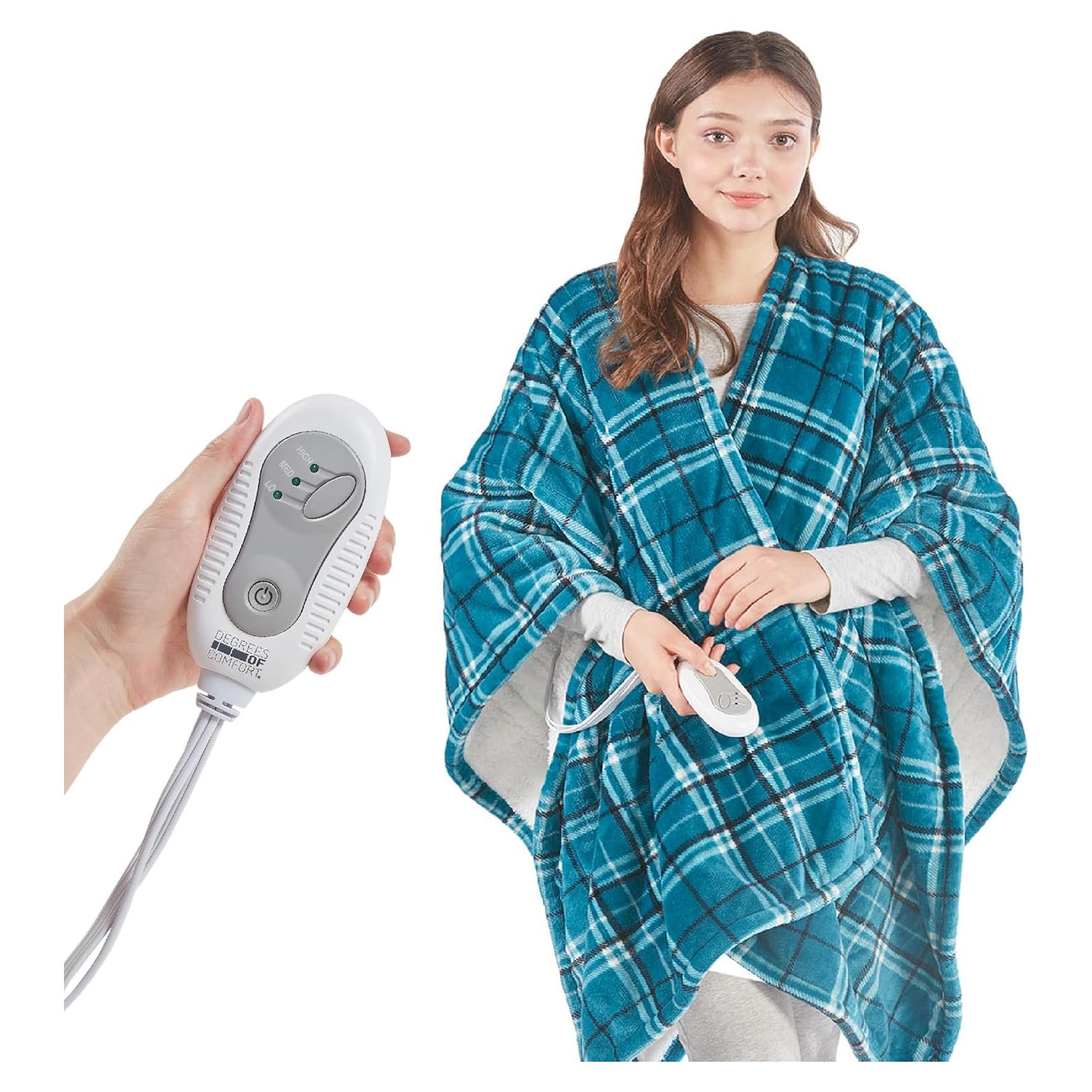 Manta Eléctrica Sherpa 127x163 cm Reversible para Mujeres