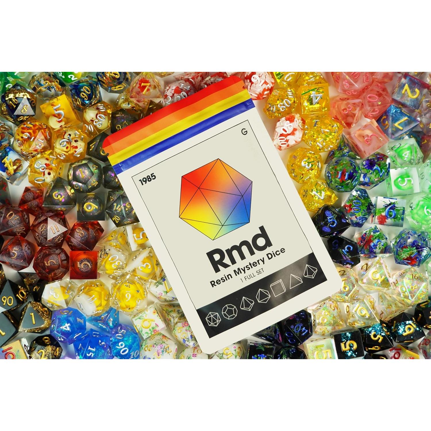 Juego de Dados Poliedricos 1985 Games para D&D - Resina