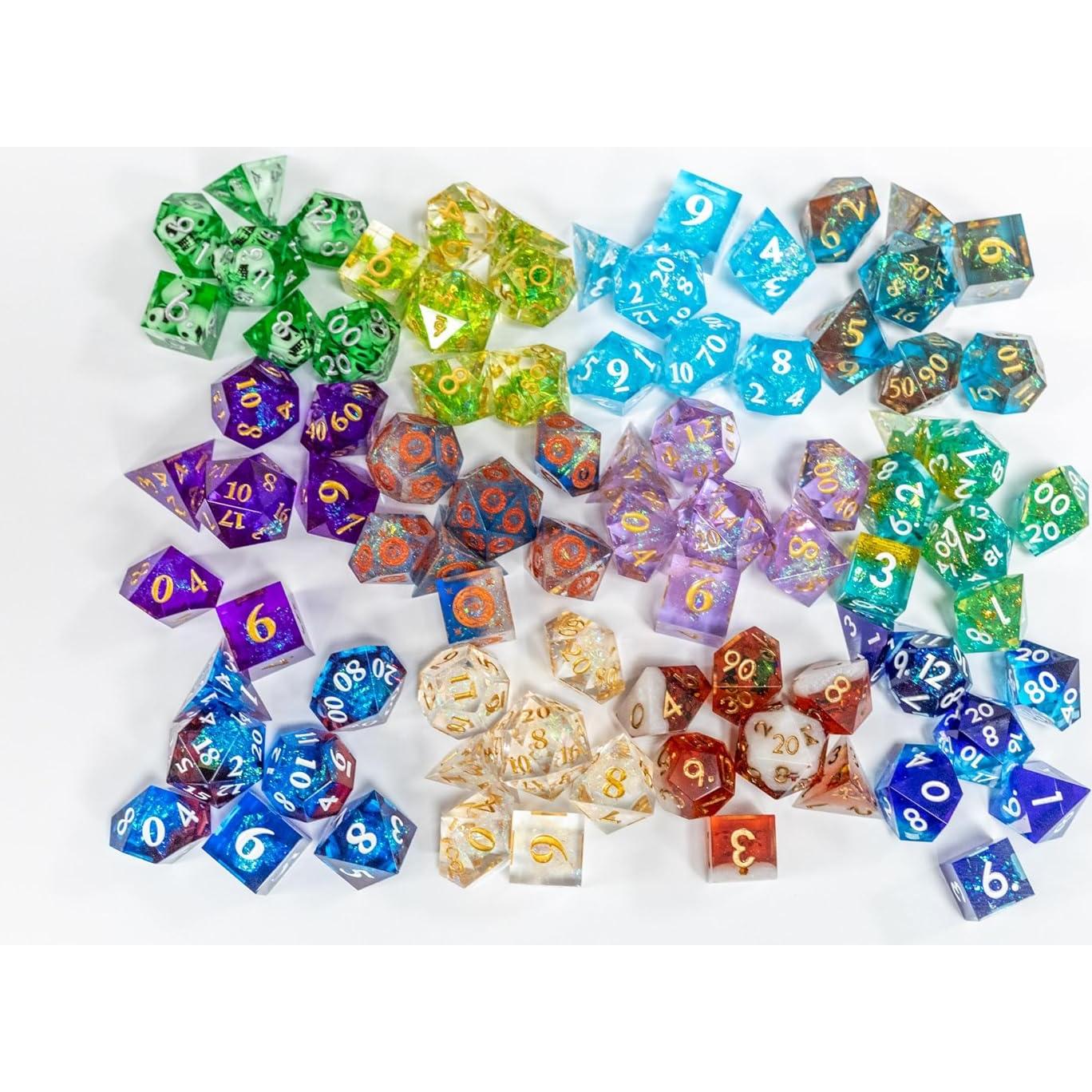 Juego de Dados Poliedricos 1985 Games para D&D - Resina