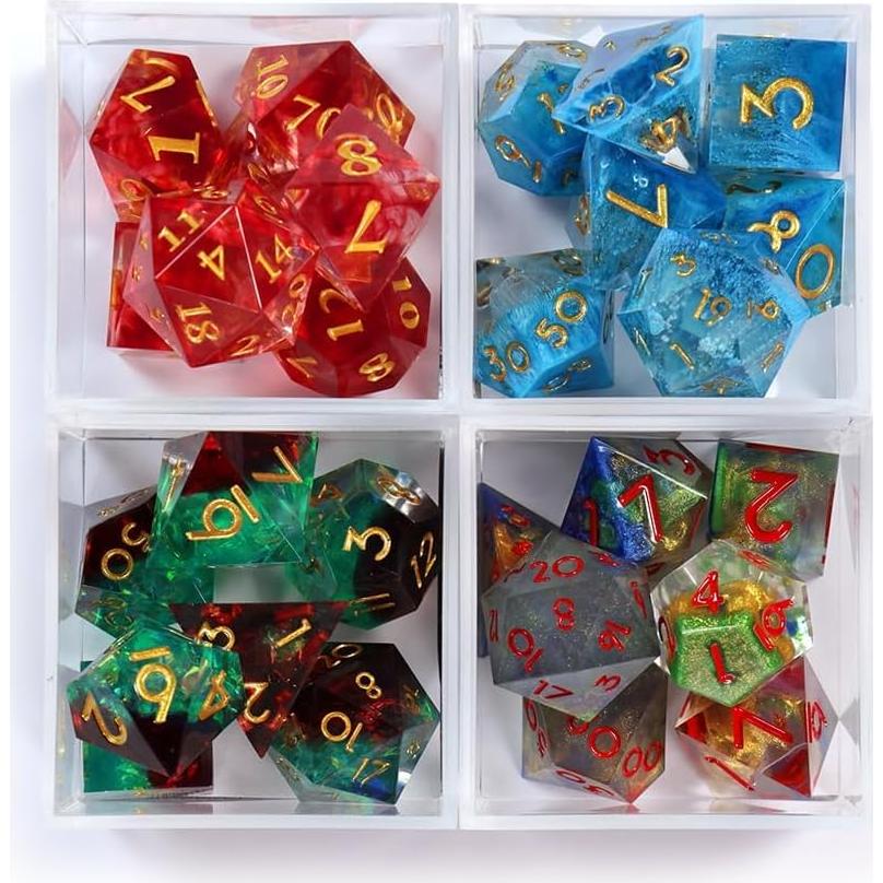 Juego de Dados Poliedricos 1985 Games para D&D - Resina