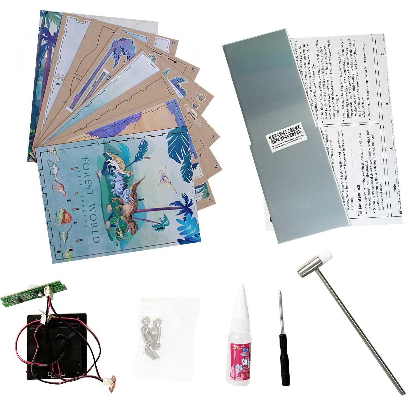 Rompecabezas 3D Buladle Casa de Muñecas Miniatura DIY