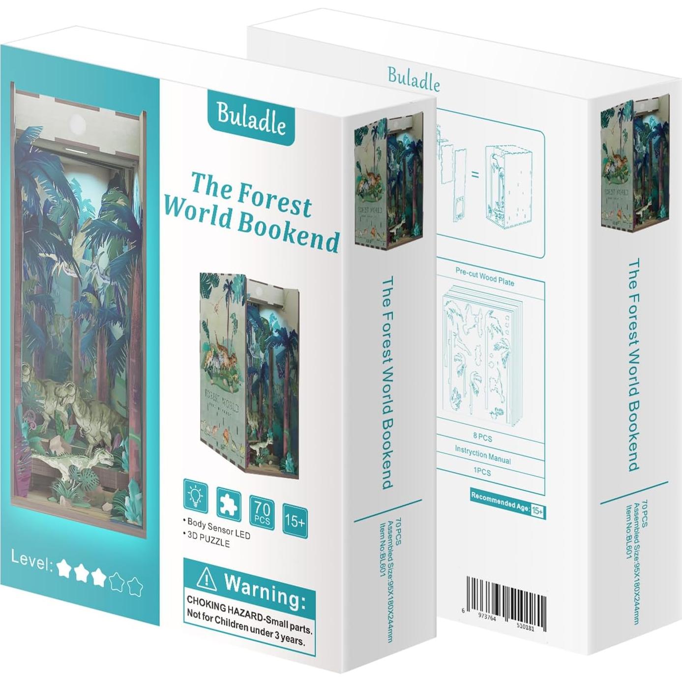 Rompecabezas 3D Buladle Casa de Muñecas Miniatura DIY