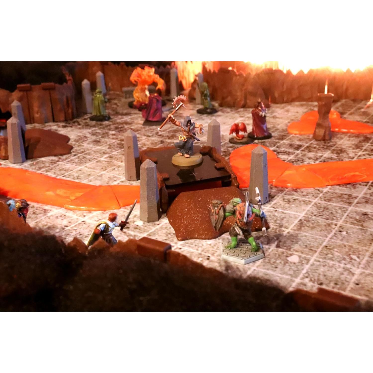 Kit Ríos de Lava DCD 40 Piezas 2,44 m para RPG