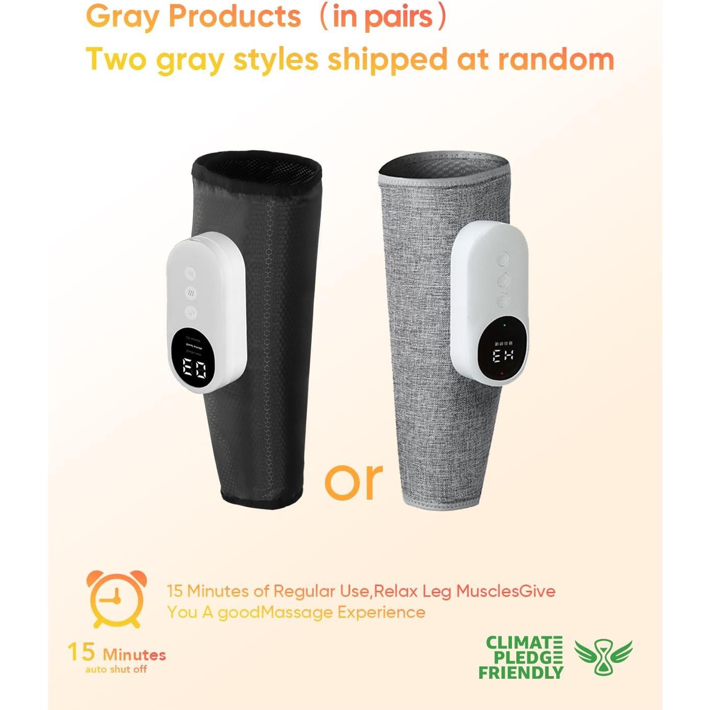 Masajeador de Piernas LINGTENG SM-512F con Calor y 3 Modos