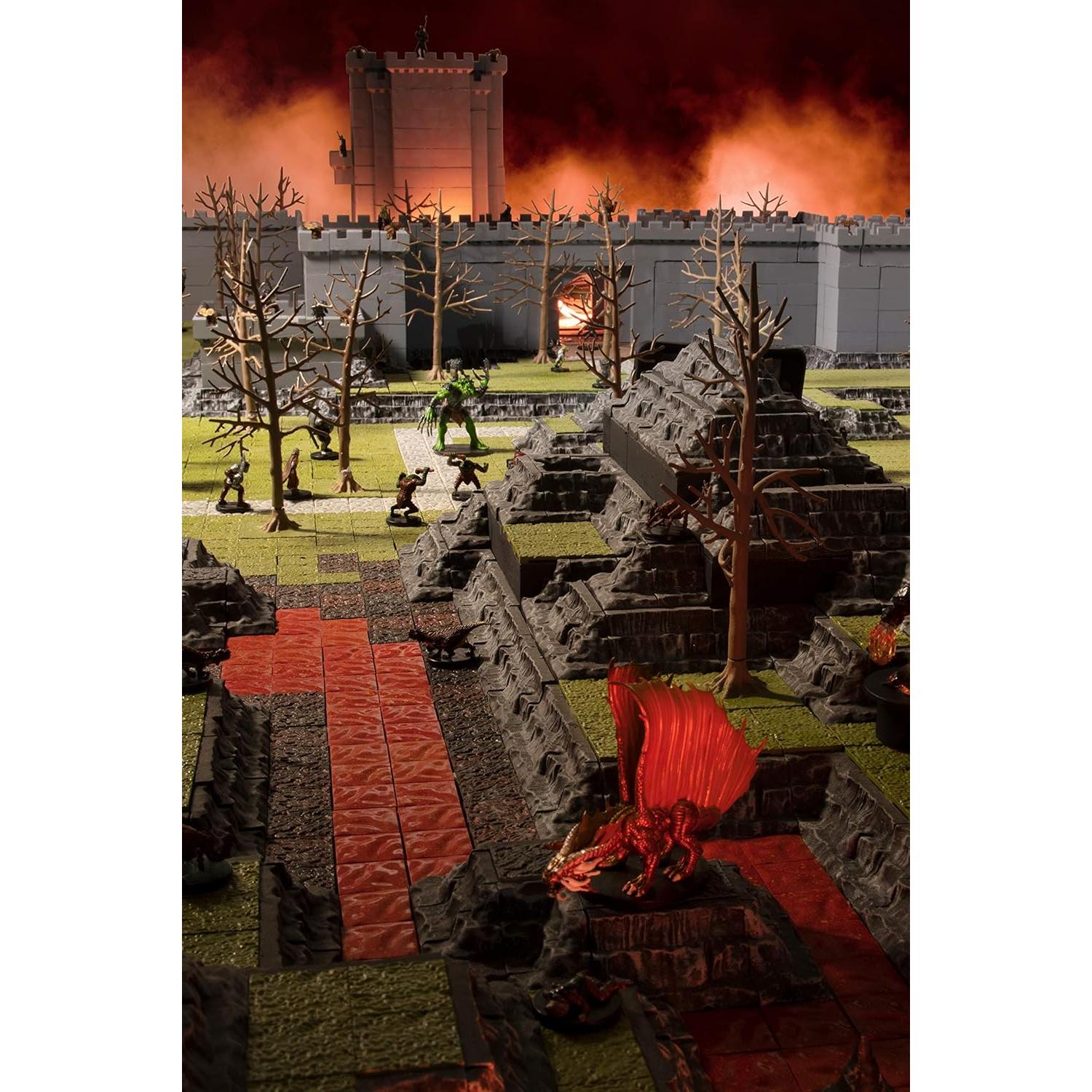 Baldosas de Roca Pintadas - Monster Protectors - 50 Piezas