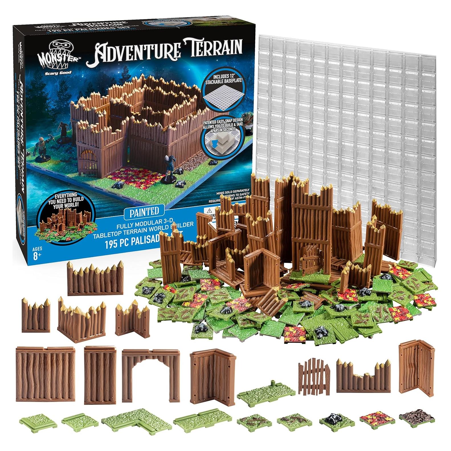 Conjunto de Base Palisade Monster 195 Piezas Modular 3D