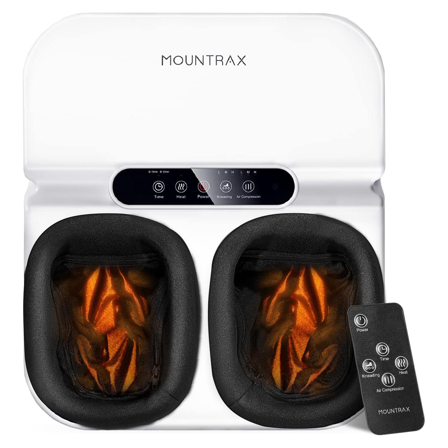 Masajeador de Pies Mountrax FM-003 con Calor y Control Remoto