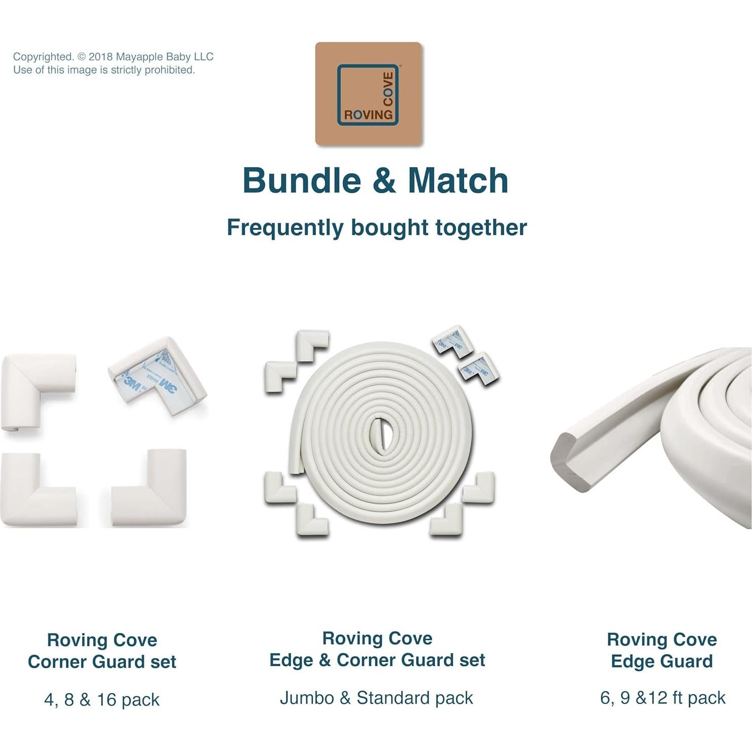 Protector de Esquinas y Bordes Roving Cove 5.5m Blanco Ostra