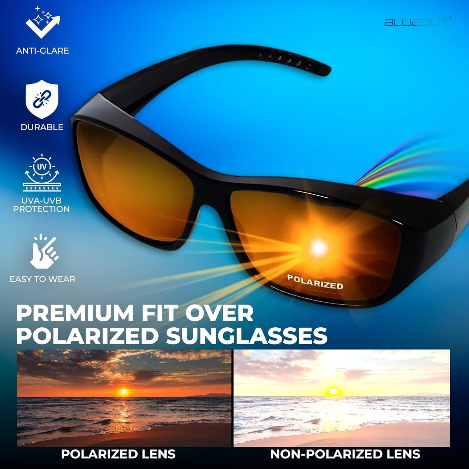 Gafas de Sol Polarizadas Blue Cut Fit Over para Hombres