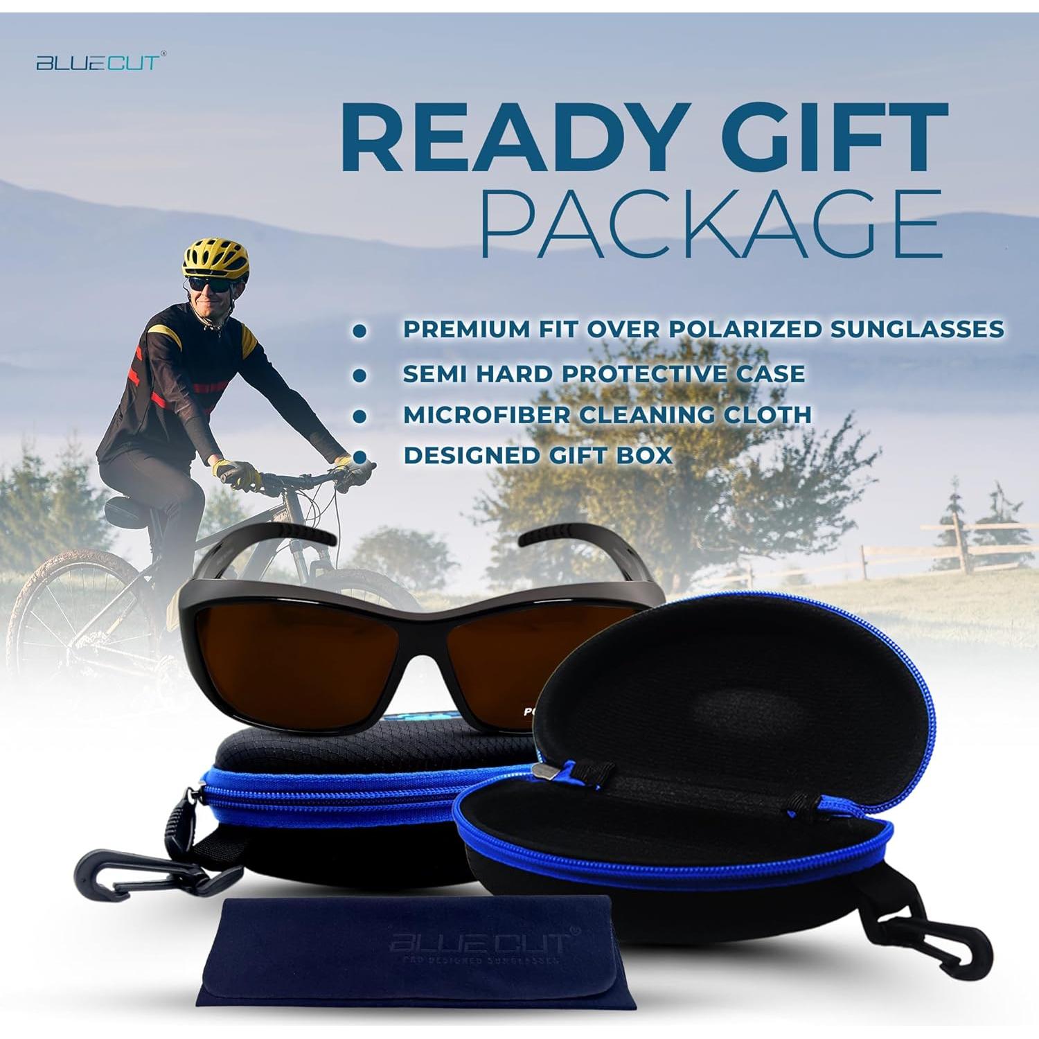 Gafas de Sol Polarizadas Blue Cut Fit Over para Hombres