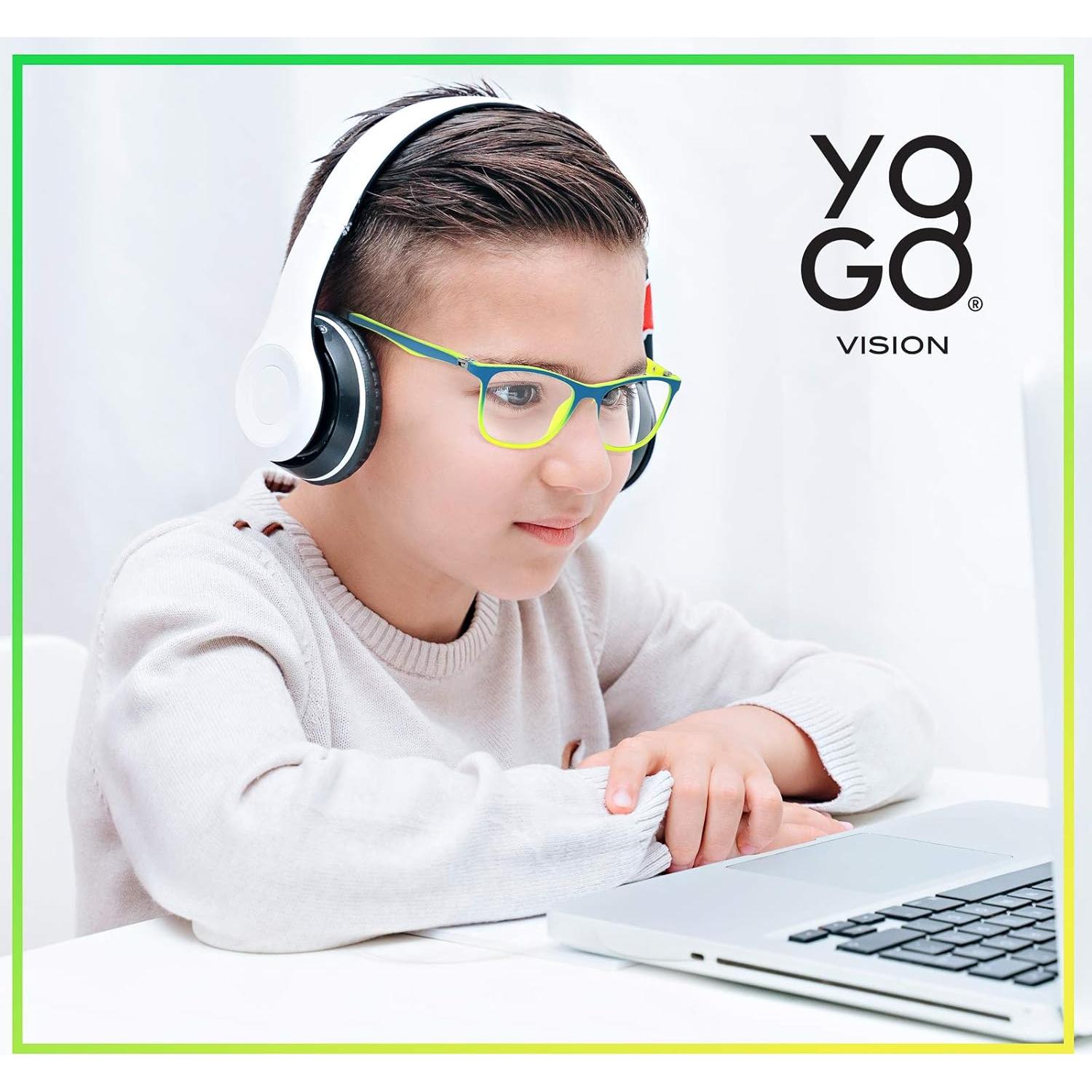 Gafas bloqueadoras de luz azul Yogo Vision Kids - Montura cuadrada