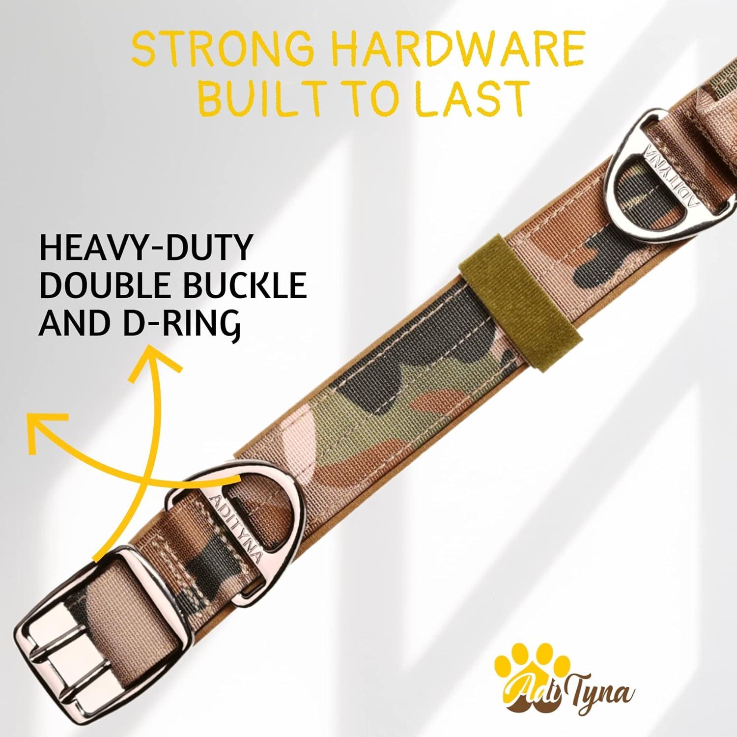 Collar para Perros Medianos ADITYNA Camuflaje Ajustable