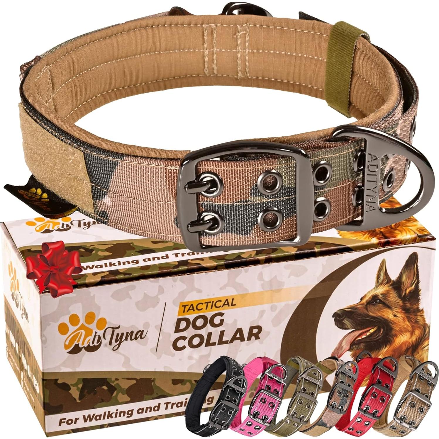 Collar para Perros Medianos ADITYNA Camuflaje Ajustable