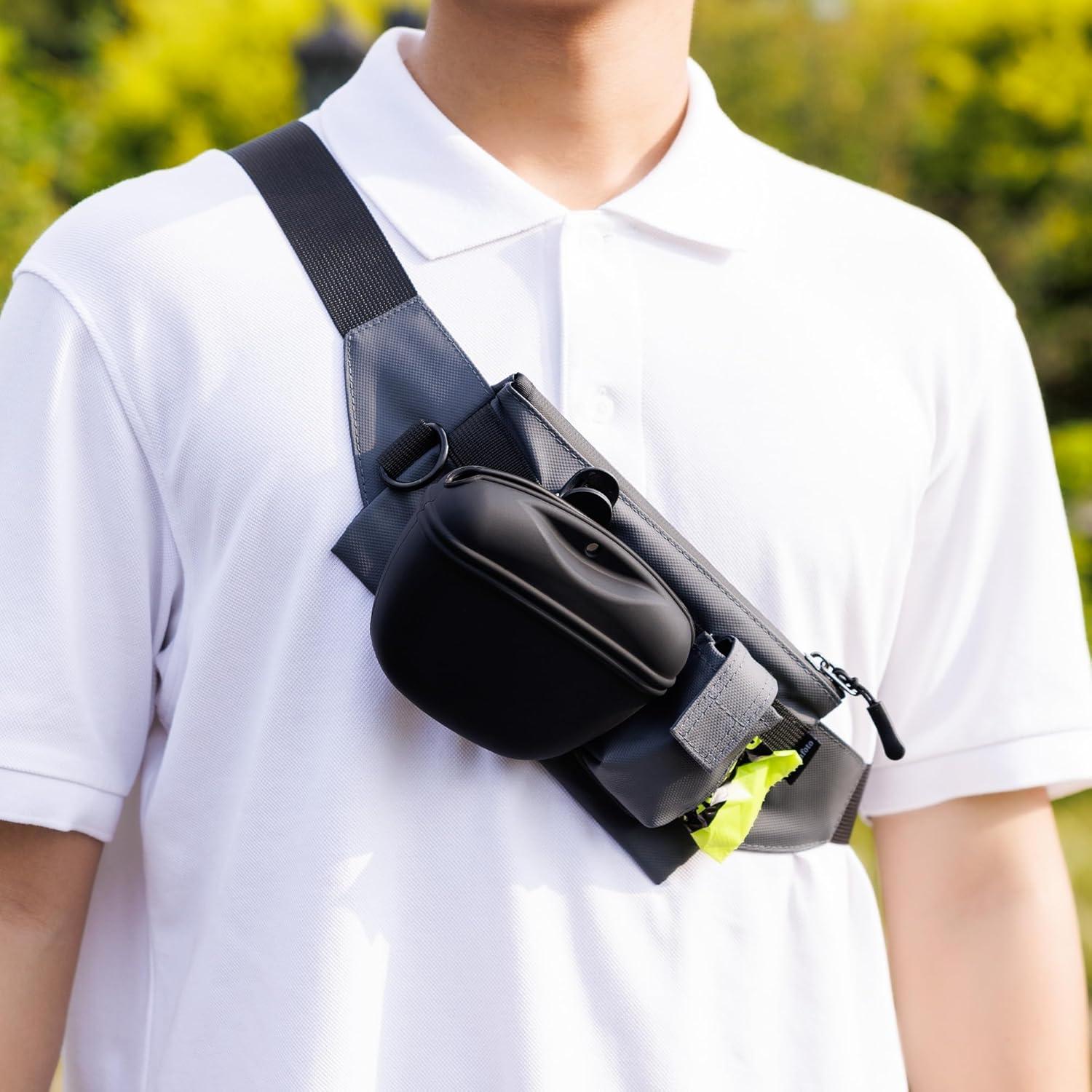 Bolsa de golosinas para perros Jinjiacheng 2 en 1 con clip