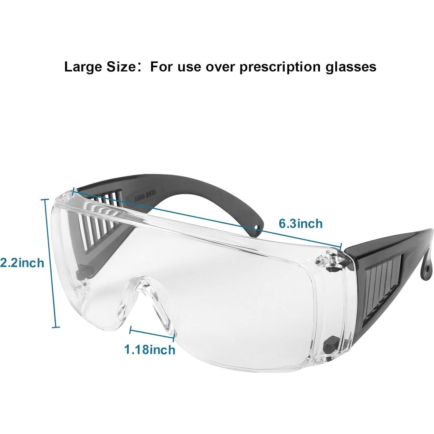 Gafas de Tiro LaneTop OTG Antivaho sobre Gafas Graduadas