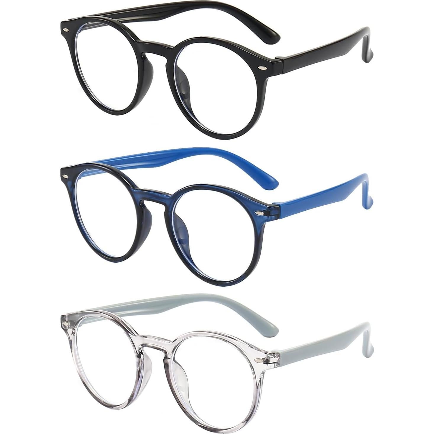 Gafas bloqueadoras de luz azul para niños SANHOOPOLO - 3 paquetes