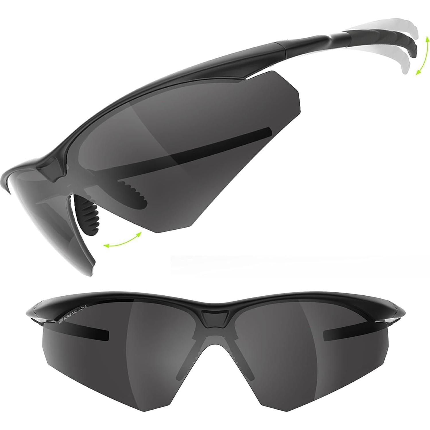 Gafas de Seguridad Táctica S53 Antiempañante para Tiro y Caza