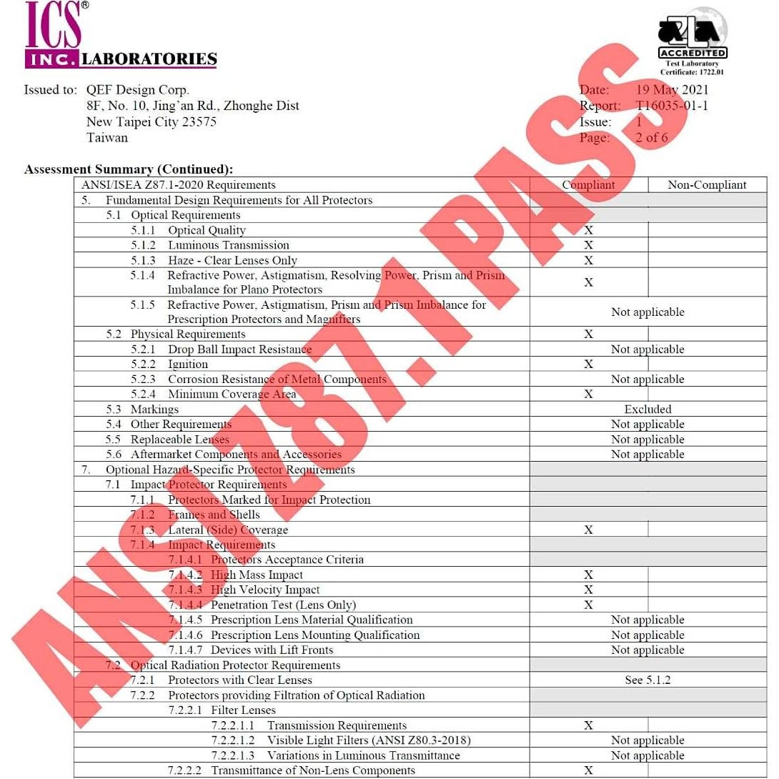 Gafas de Tiro Tácticas HTS HUNTERSKY ANSI Z87+ UV400