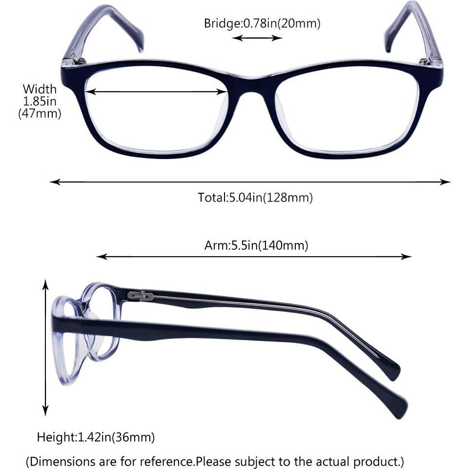 Gafas de Protección UV Outray para Niños y Niñas - Negro 47mm