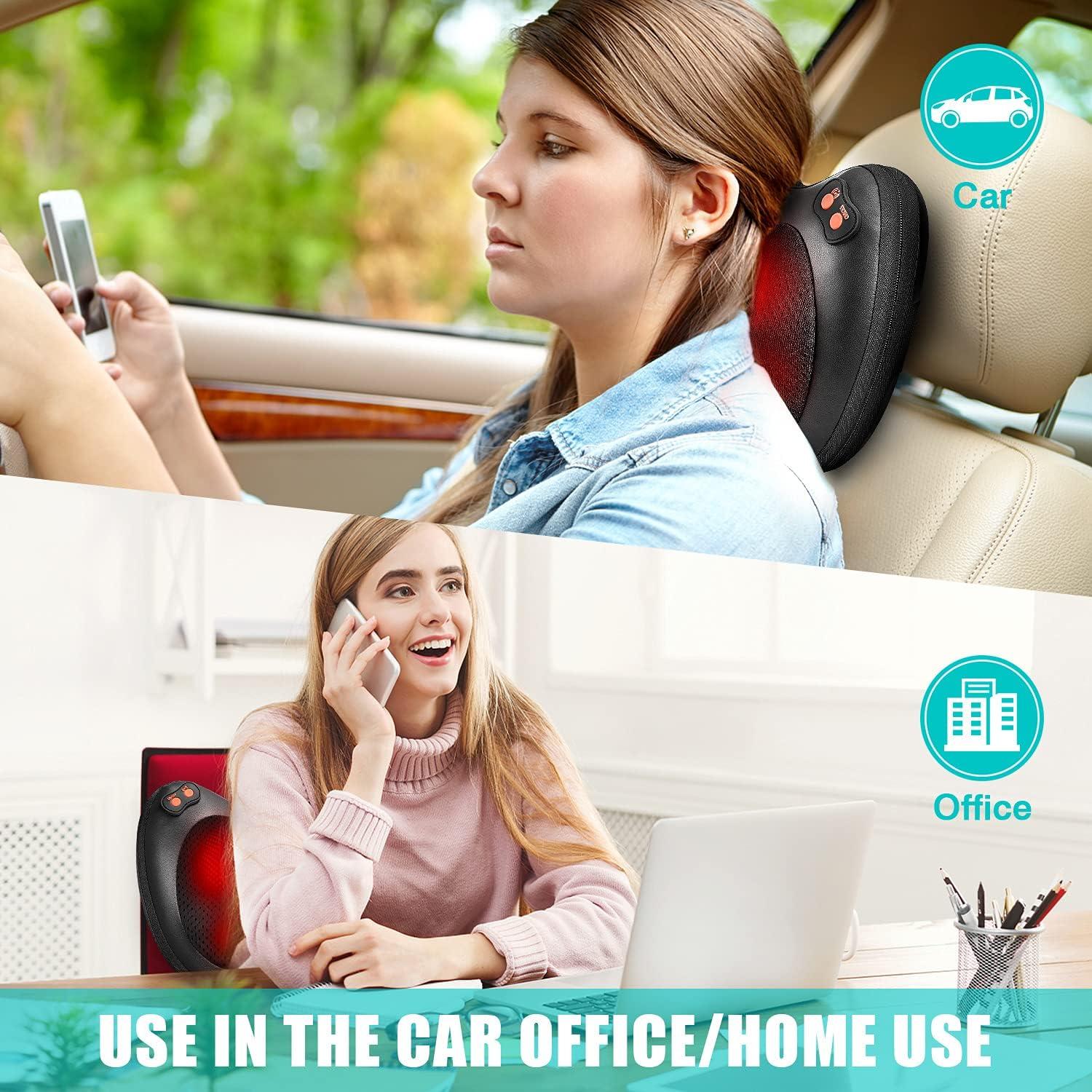 Masajeador de Espalda iKristin Shiatsu con Calor 3D