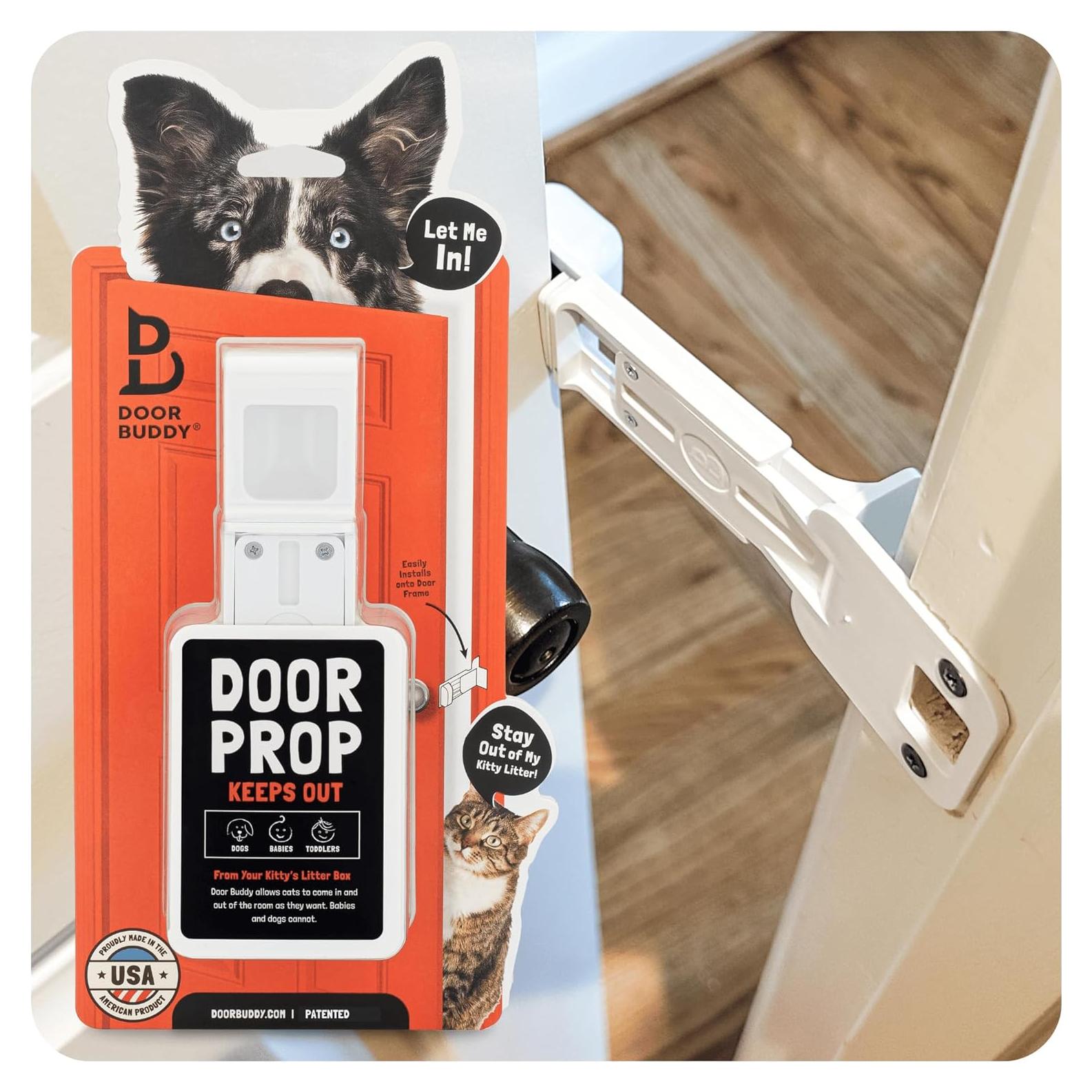 Soporte de Puerta Buddy para Gatos - Ajustable y Portátil