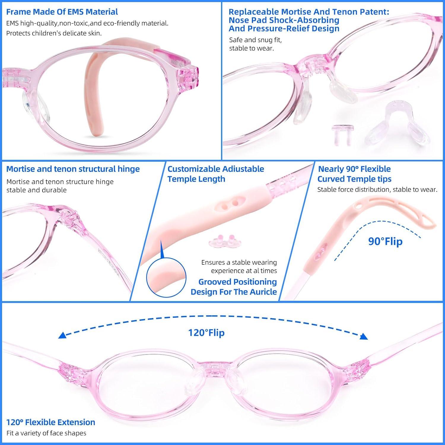 Gafas bloqueadoras de luz azul EYEBUDDY para niños 3-13 años