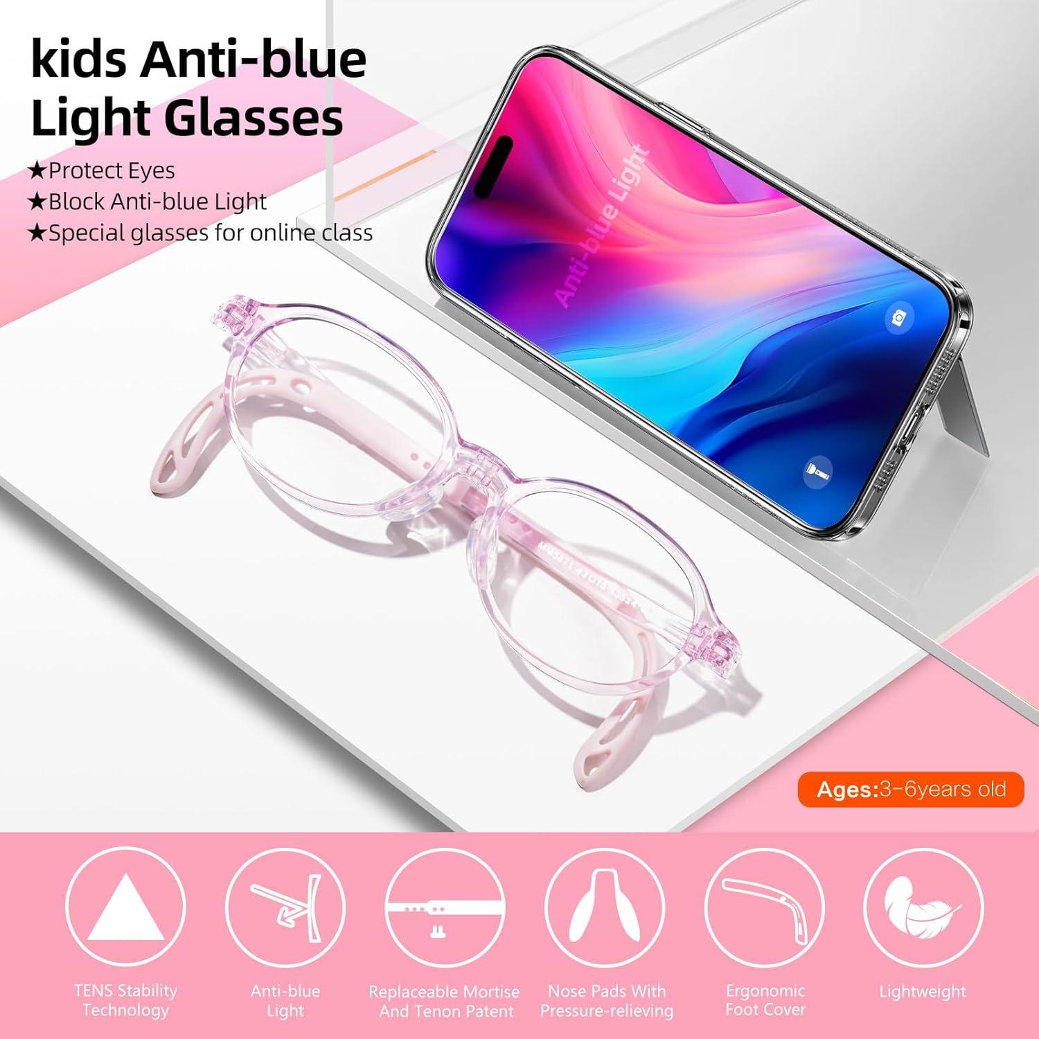 Gafas bloqueadoras de luz azul EYEBUDDY para niños 3-13 años