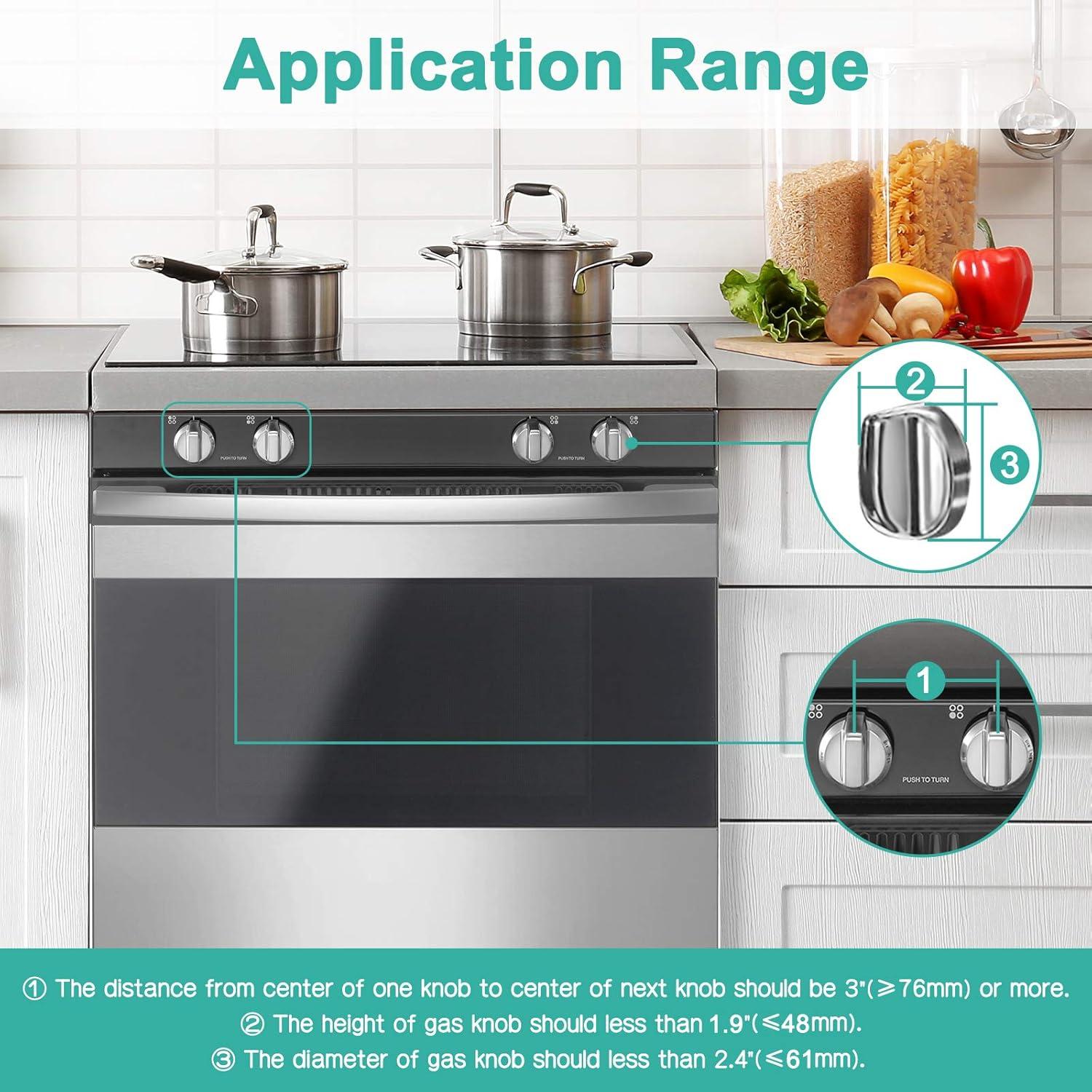 Cubiertas de Perillas de Estufa Seguridad Infantil A13 - 5 Pzas