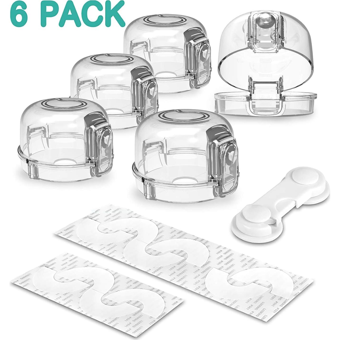 Cubiertas de Perillas de Estufa Seguridad Infantil A13 - 5 Pzas