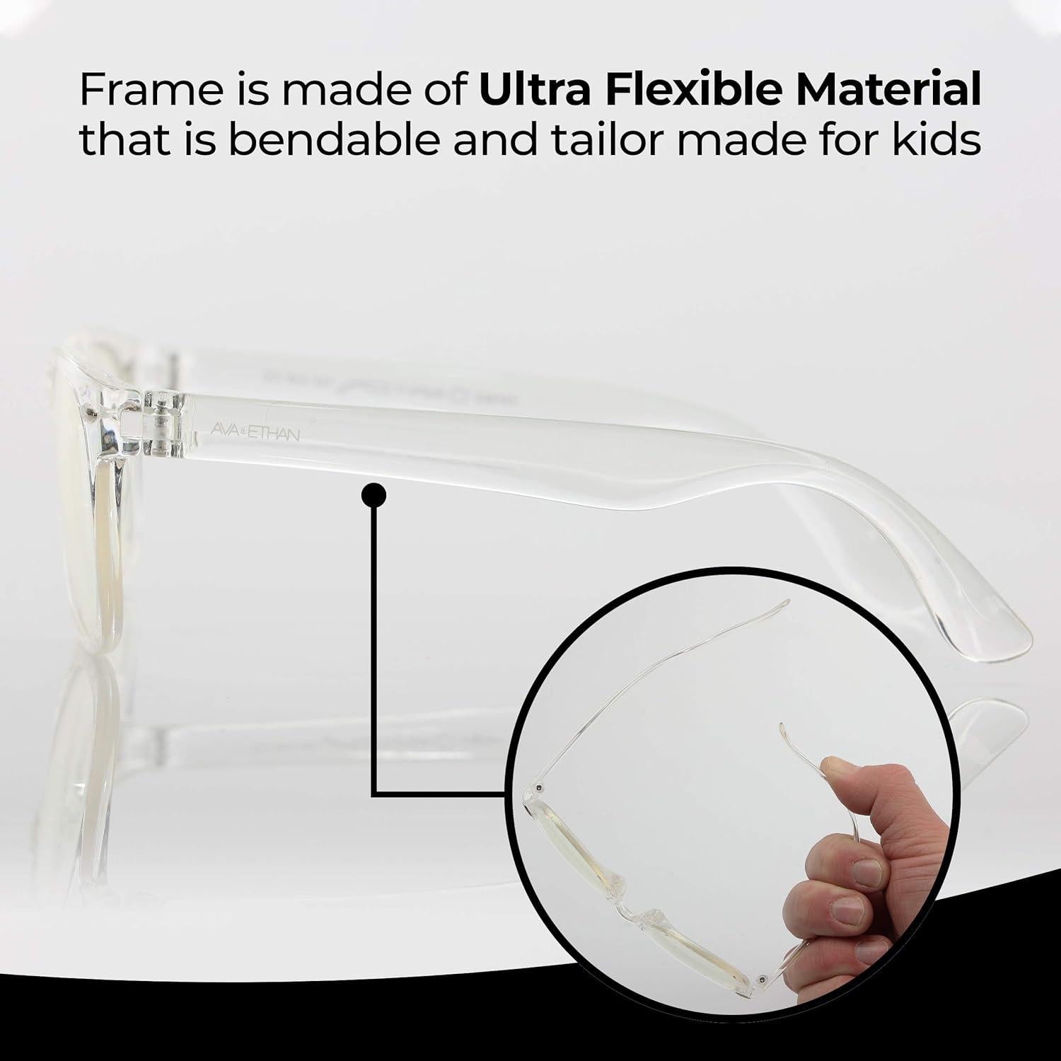 Gafas de Luz Azul para Niños GALVANOX KG802CL 3-12 Años