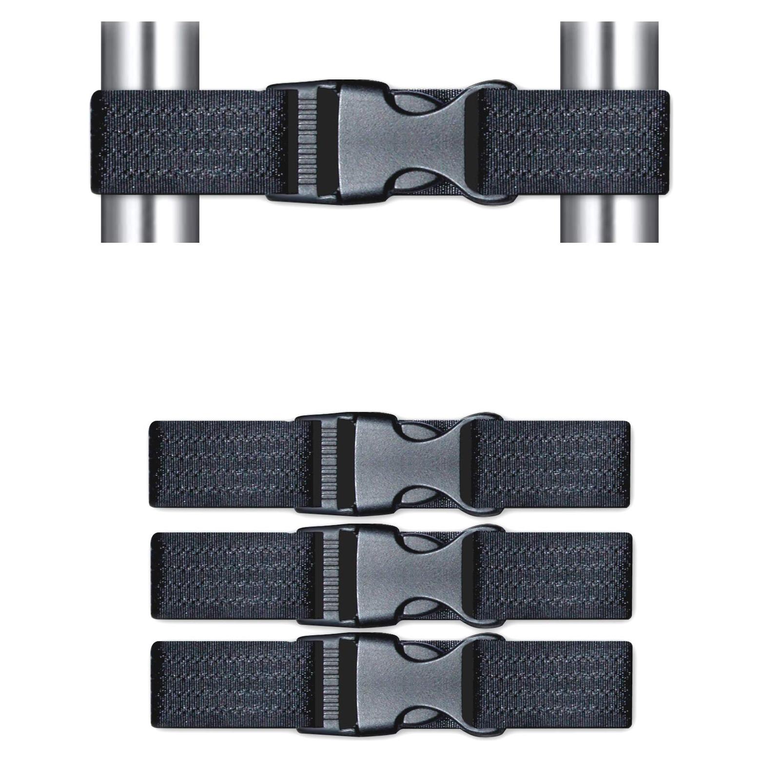 Cerradura de Seguridad para Bebés EQS-4W - Paquete de 3 Negro