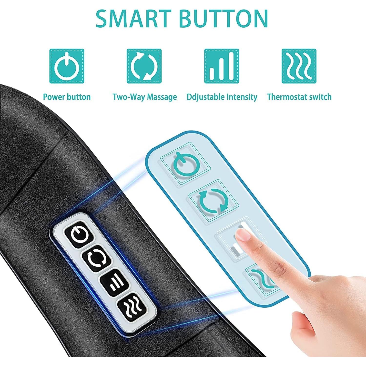 Masajeador Shiatsu AERLANG para Espalda y Cuello con Calor